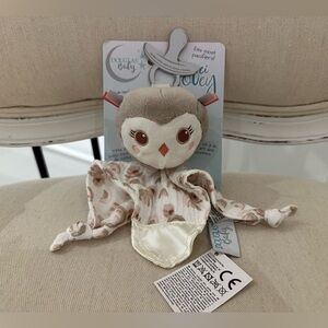Douglas Baby Nova Owl Plush Paci Lovey Toy NWT